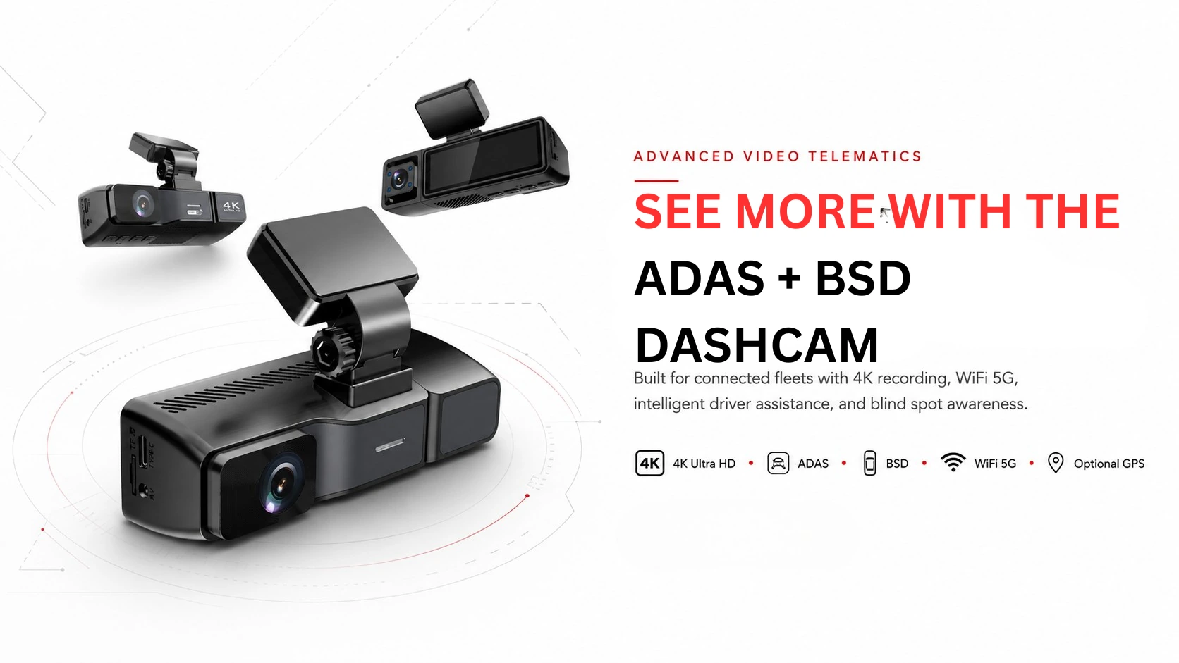 Timeline TCW5 AI dashcam for fleet video monitoring